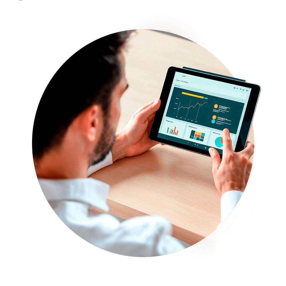 Interactive business analytics on the go