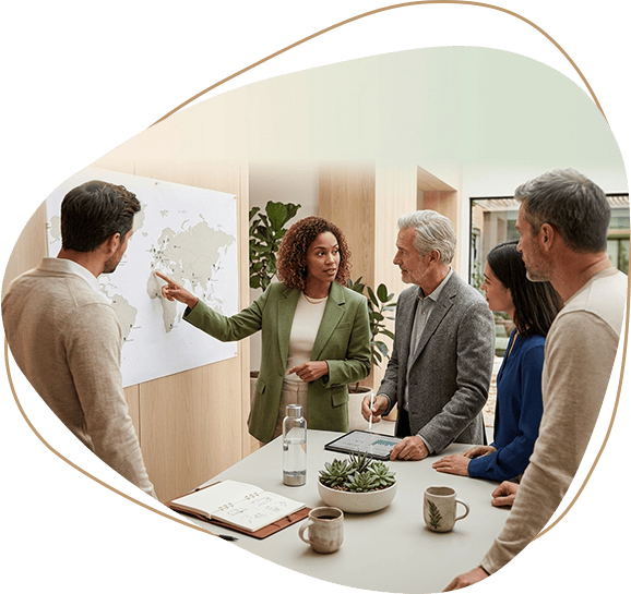 Strategic coaching partnership to support market partners