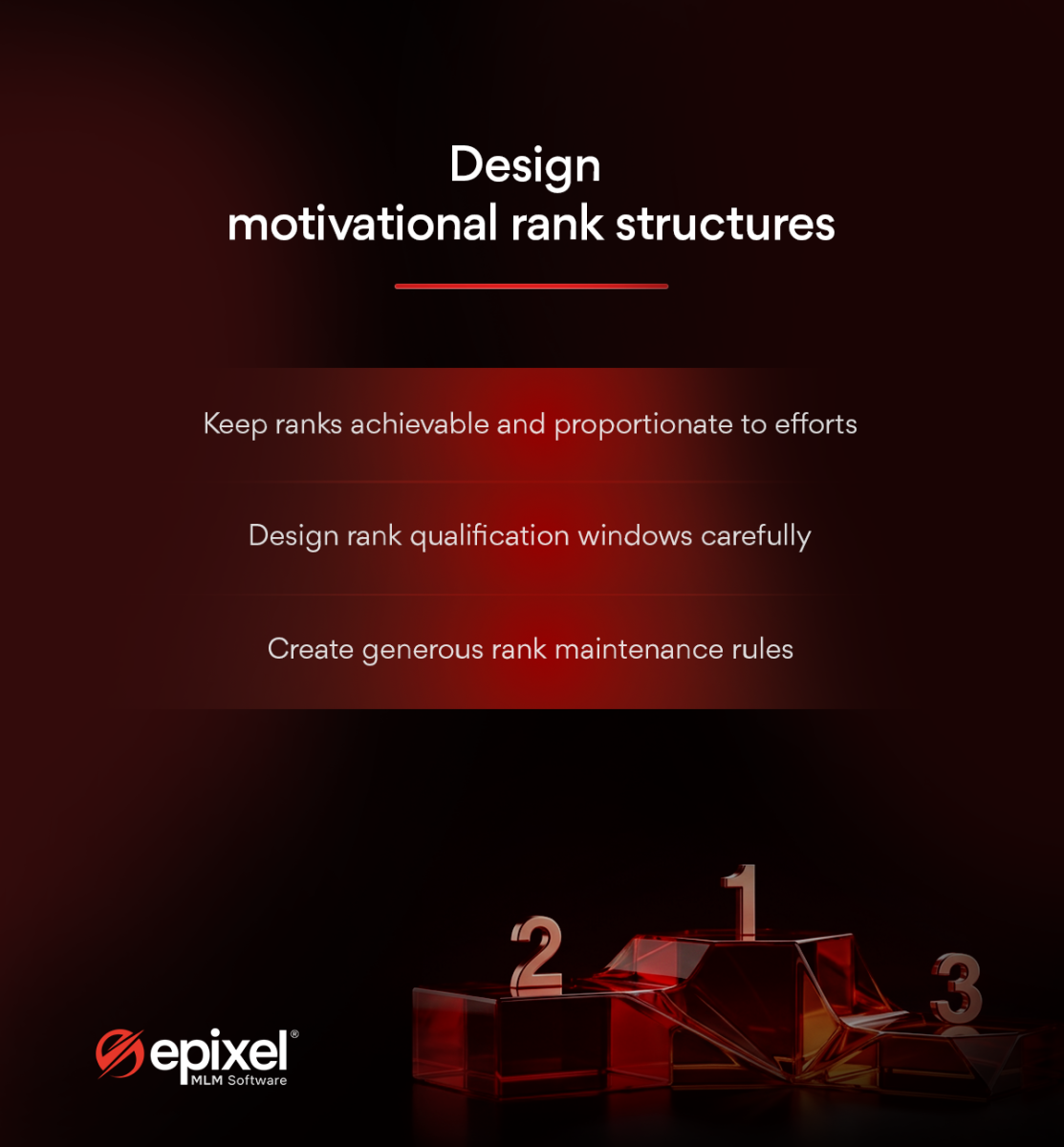 Design motivational rank structure