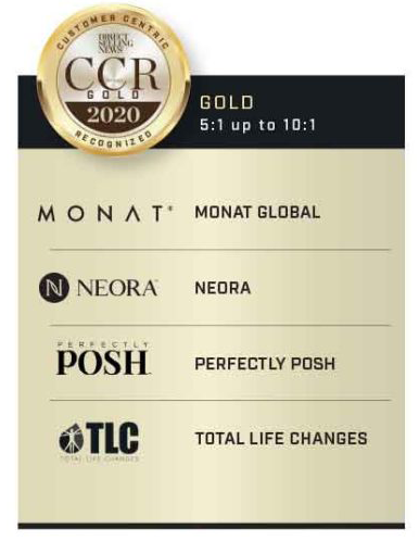 Winners in the Gold category of the Direct Selling News