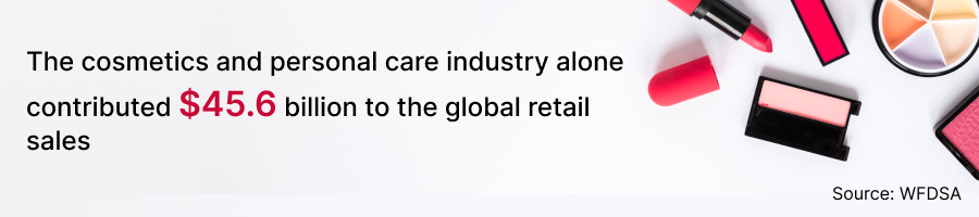 Personal care industry retail sales