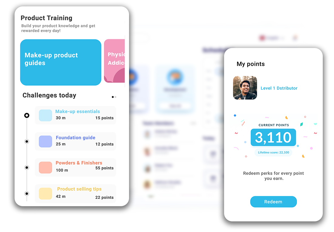 Gamification tools and techniques for distributor training