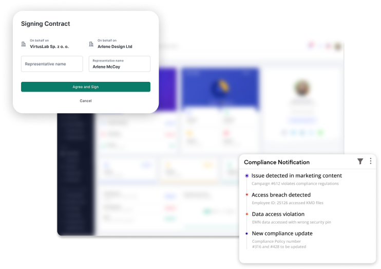Smart contract creation and management