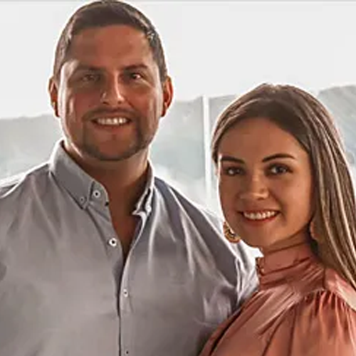 Marisol Moncayo and Luis Salvador