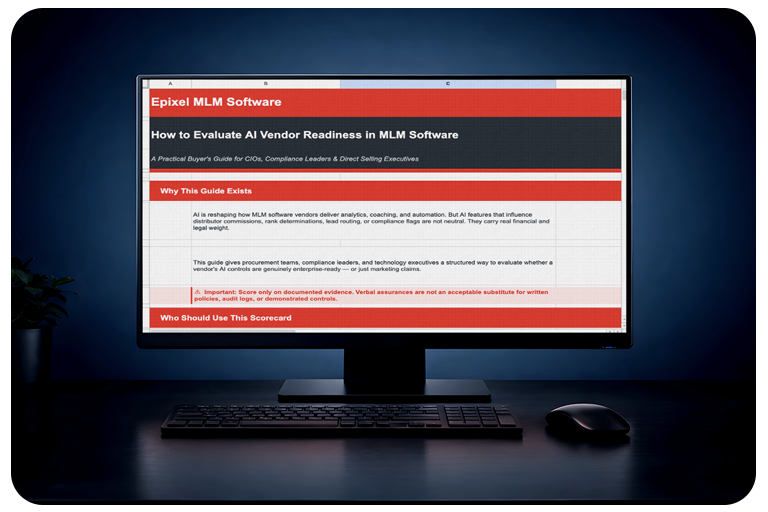 Free MLM Monthly Distributor Performance Dashboard