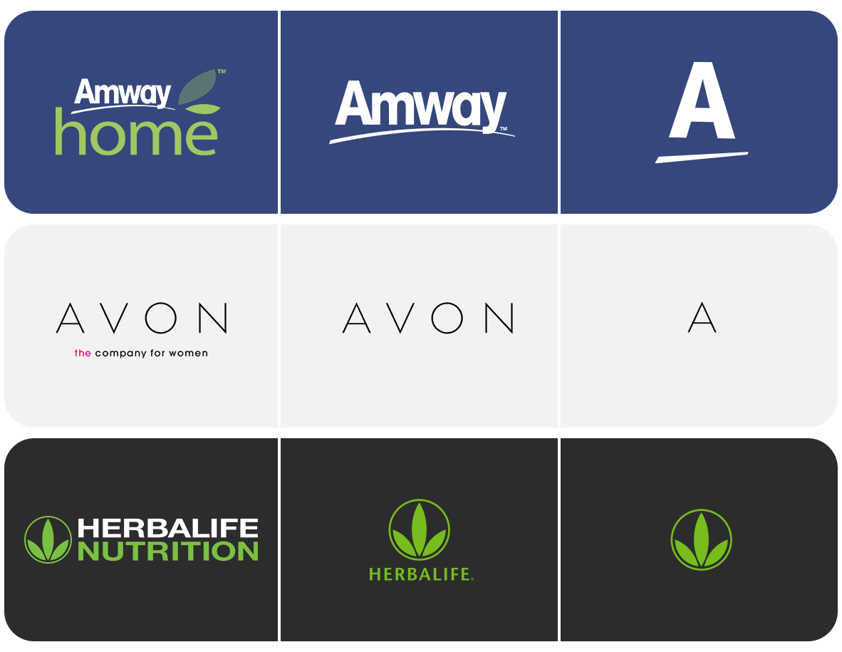 Responsive logos of companies