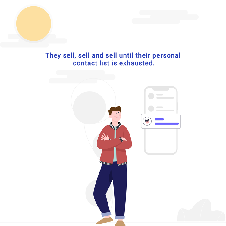 Their personal contact list is exhausted