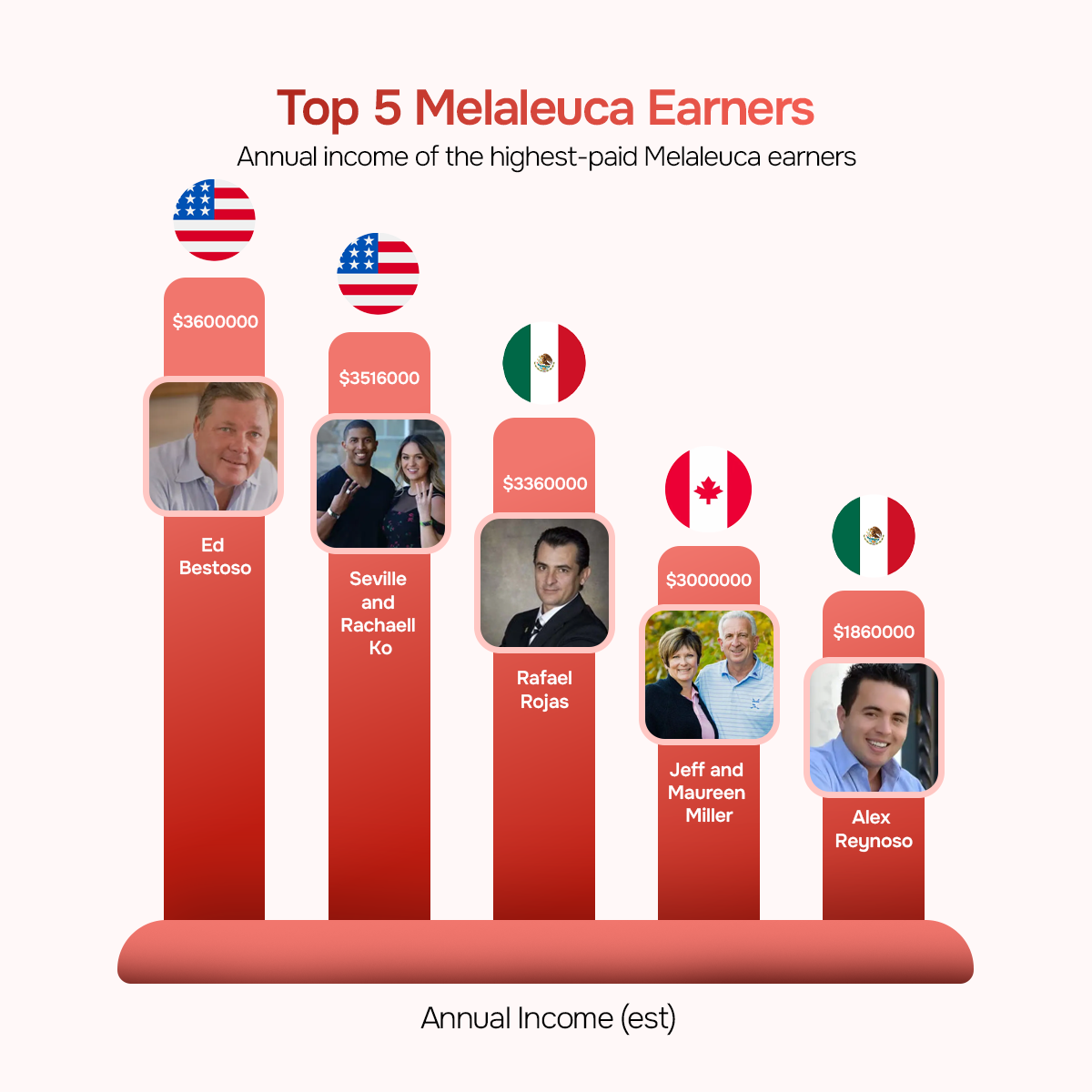 Top 5 Melaleuca Earners