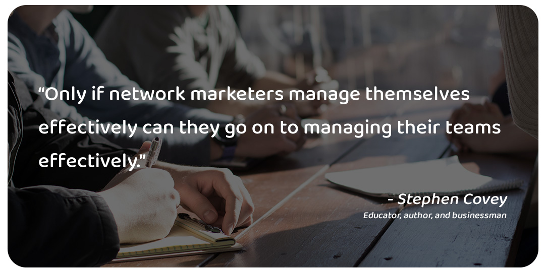 Personal growth with network marketing