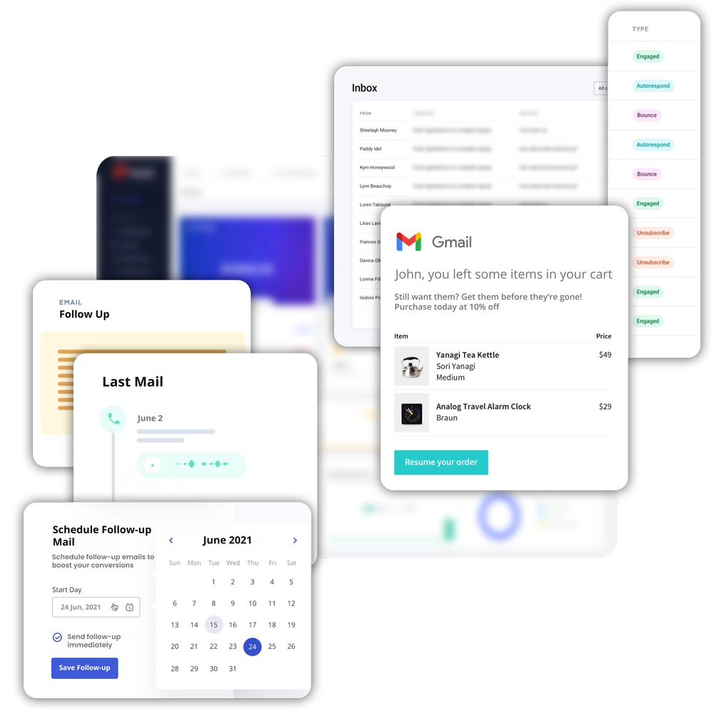 Build your email list and run compelling email campaigns