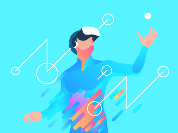3D experience with virtual reality in direct sales